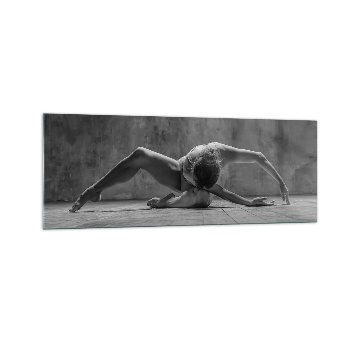 Quadro em vidro - Simetria encontrada - 140x50 cm