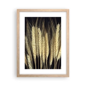 Pôster com moldura de carvalho claro - Magia rústica - 30x40 cm