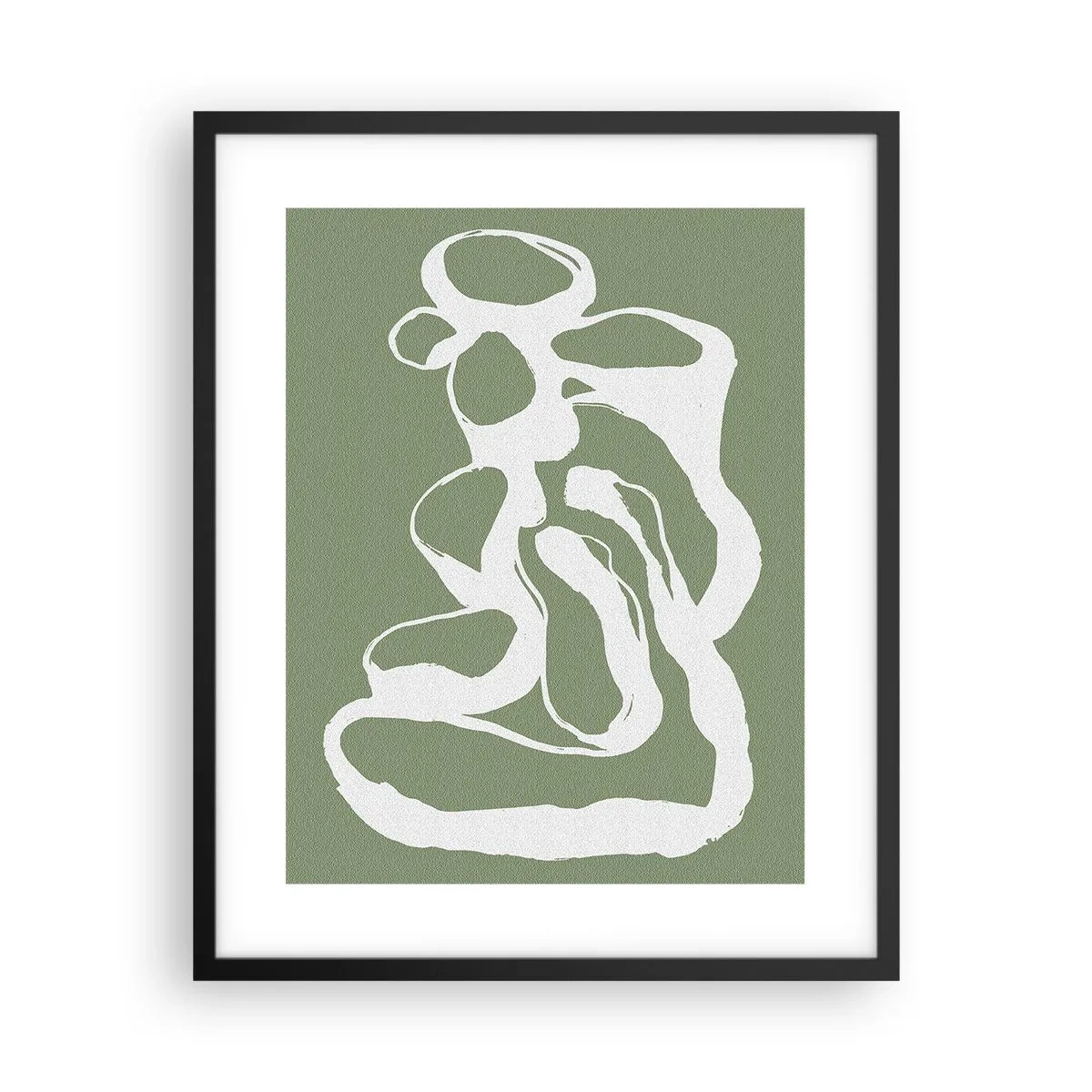 Pôster com moldura preta - A chamada do espaço - 40x50 cm