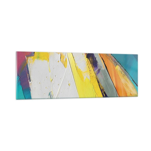 Quadro em vidro - Anatomia da luz - 90x30 cm