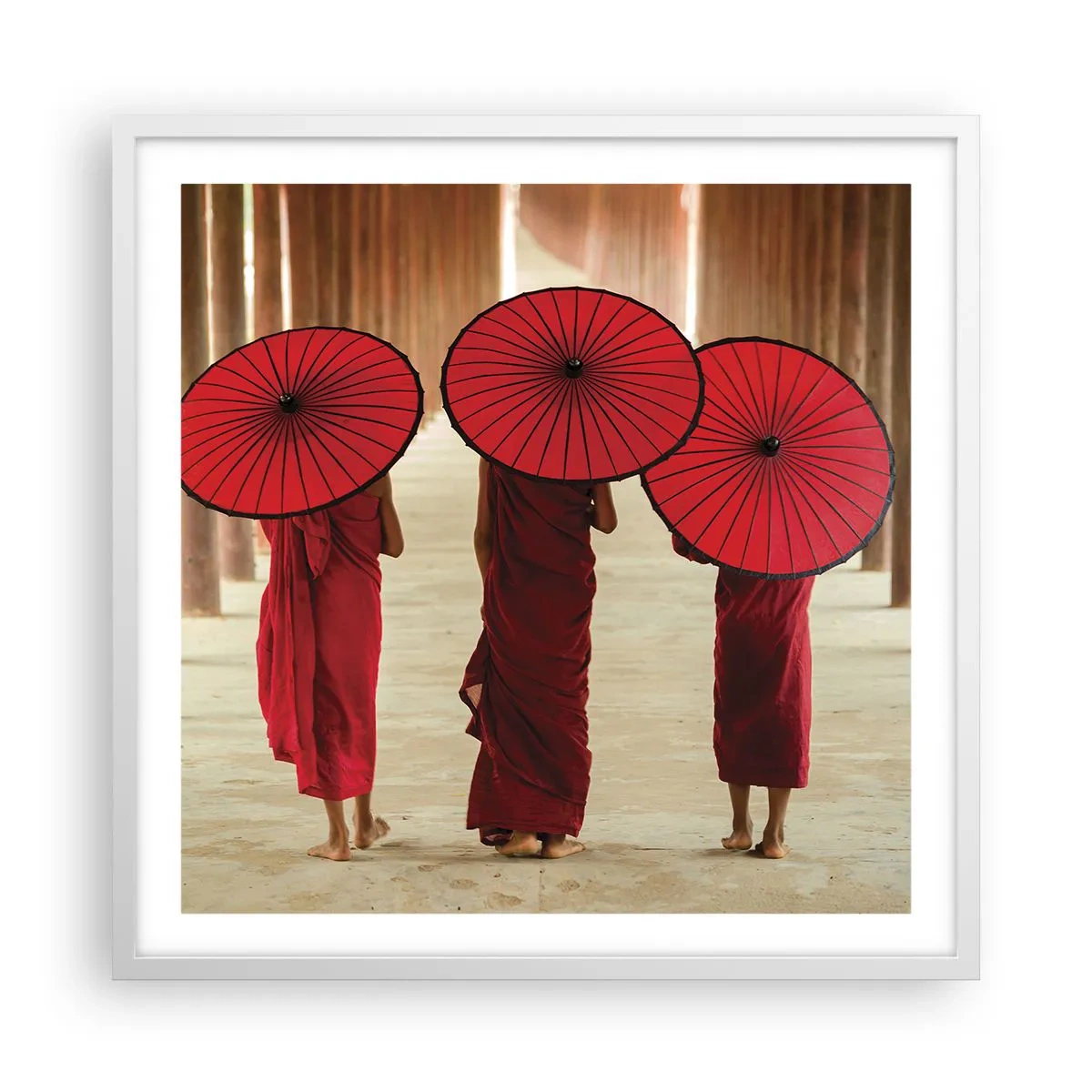 Pôster em moldura branca - A caminho da Terra Pura - 60x60 cm