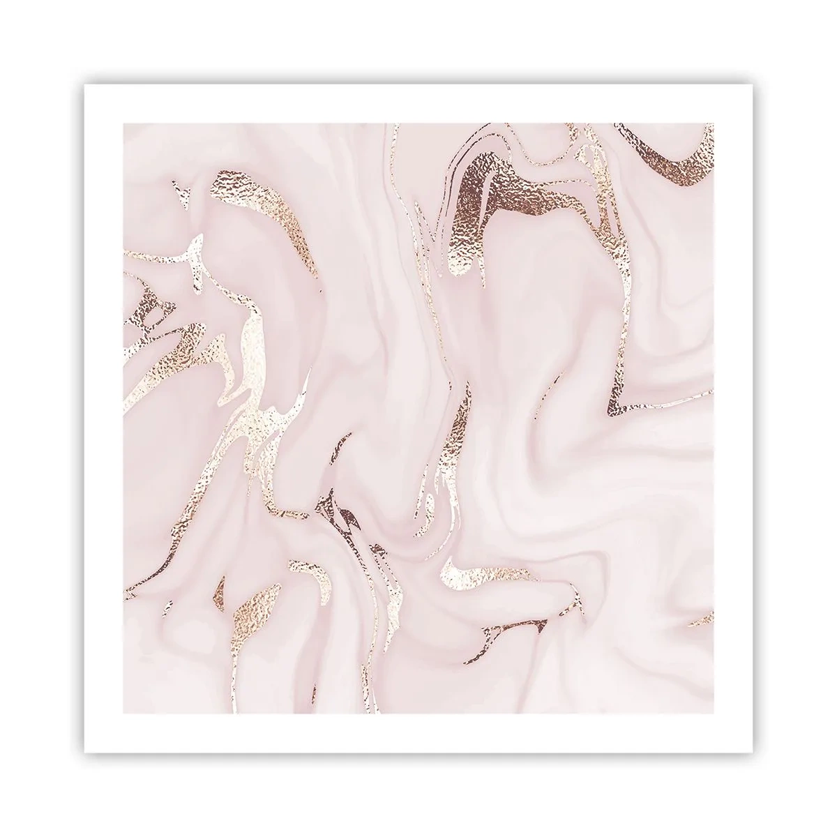 Pôster - Num lenço cor-de-rosa - 60x60 cm