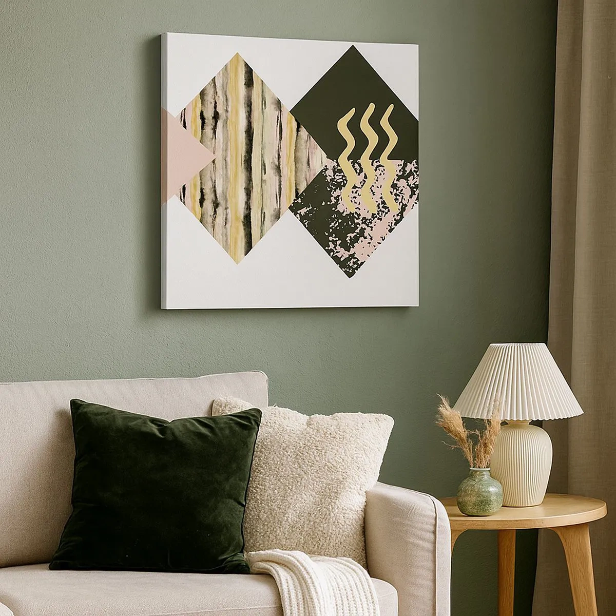 Quadro em tela - Não é tão simples assim - 30x30 cm