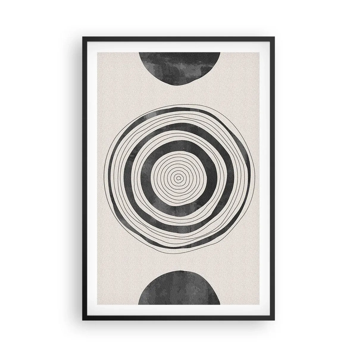 Pôster com moldura preta - Importante é o que há no caminho - 61x91 cm