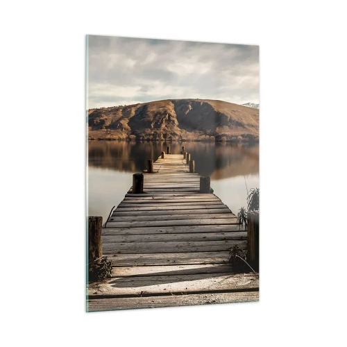 Quadro em vidro - Paisagem em silêncio - 50x70 cm