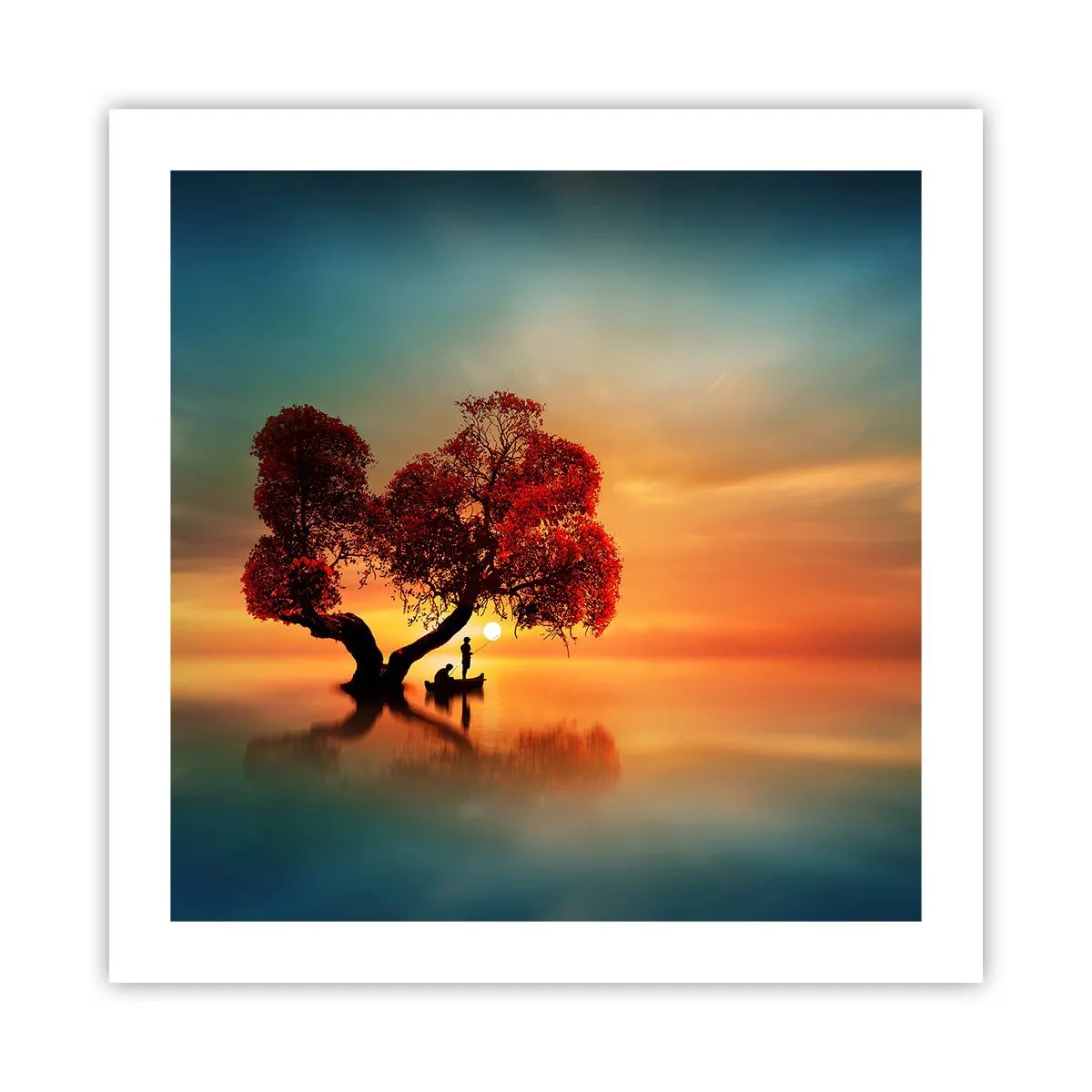 Pôster - A distância e o silêncio do mundo - 50x50 cm