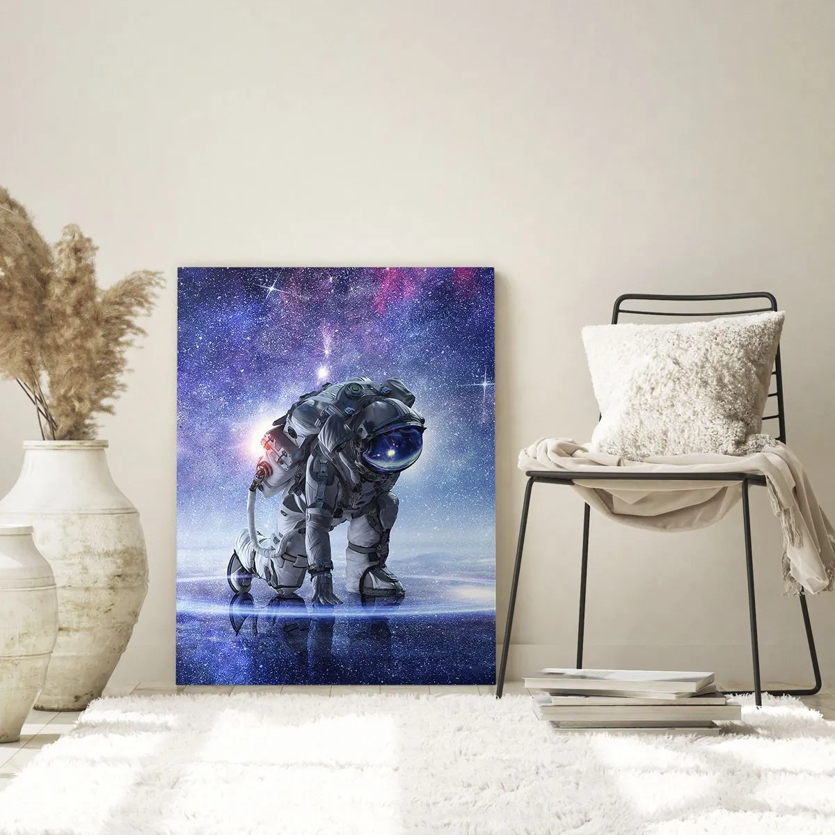 Quadro em vidro - Céu estrelado acima de mim - 50x70 cm