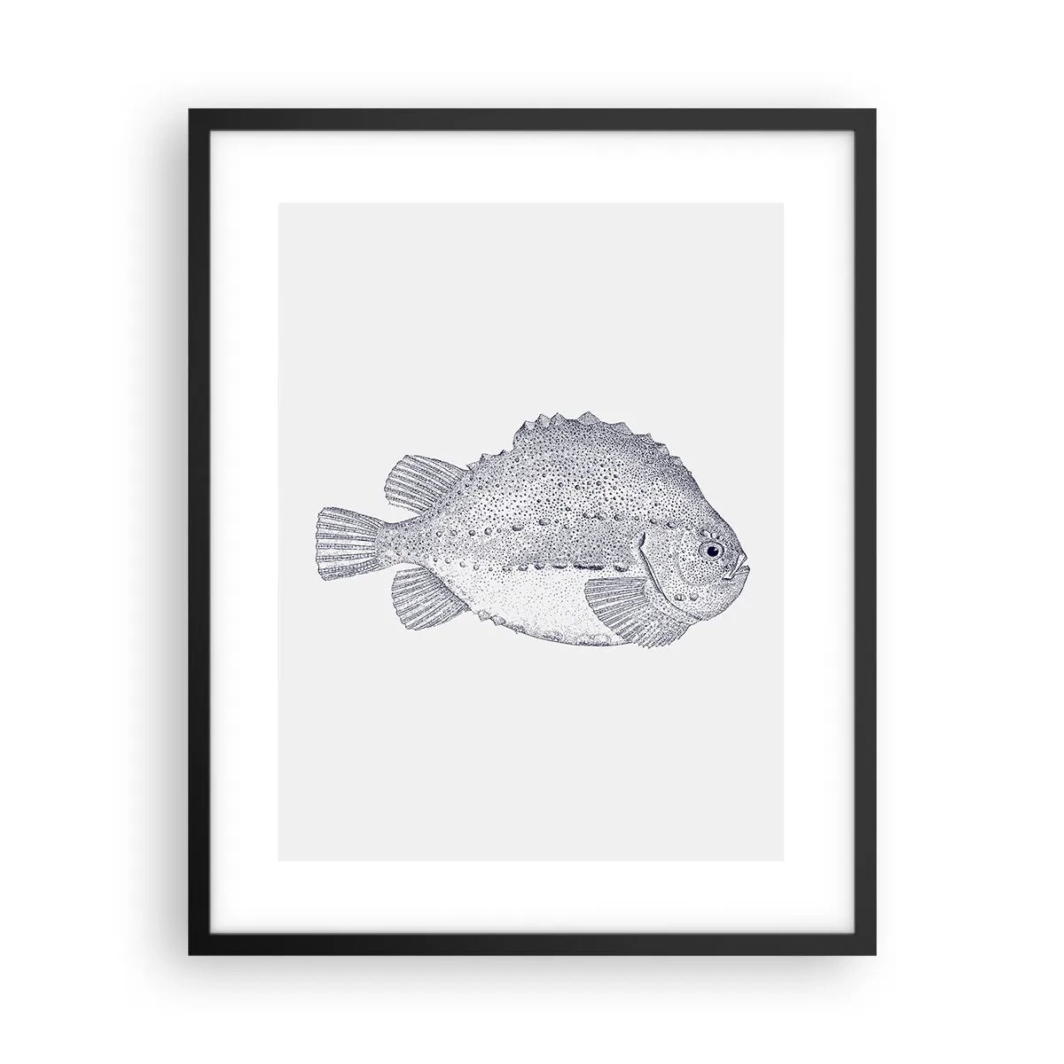 Pôster com moldura preta - Para o álbum do naturalista - 40x50 cm