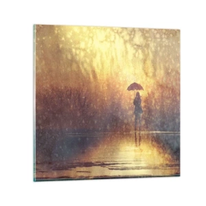 Quadro em vidro - Sinto alguém a olhar para mim - 60x60 cm