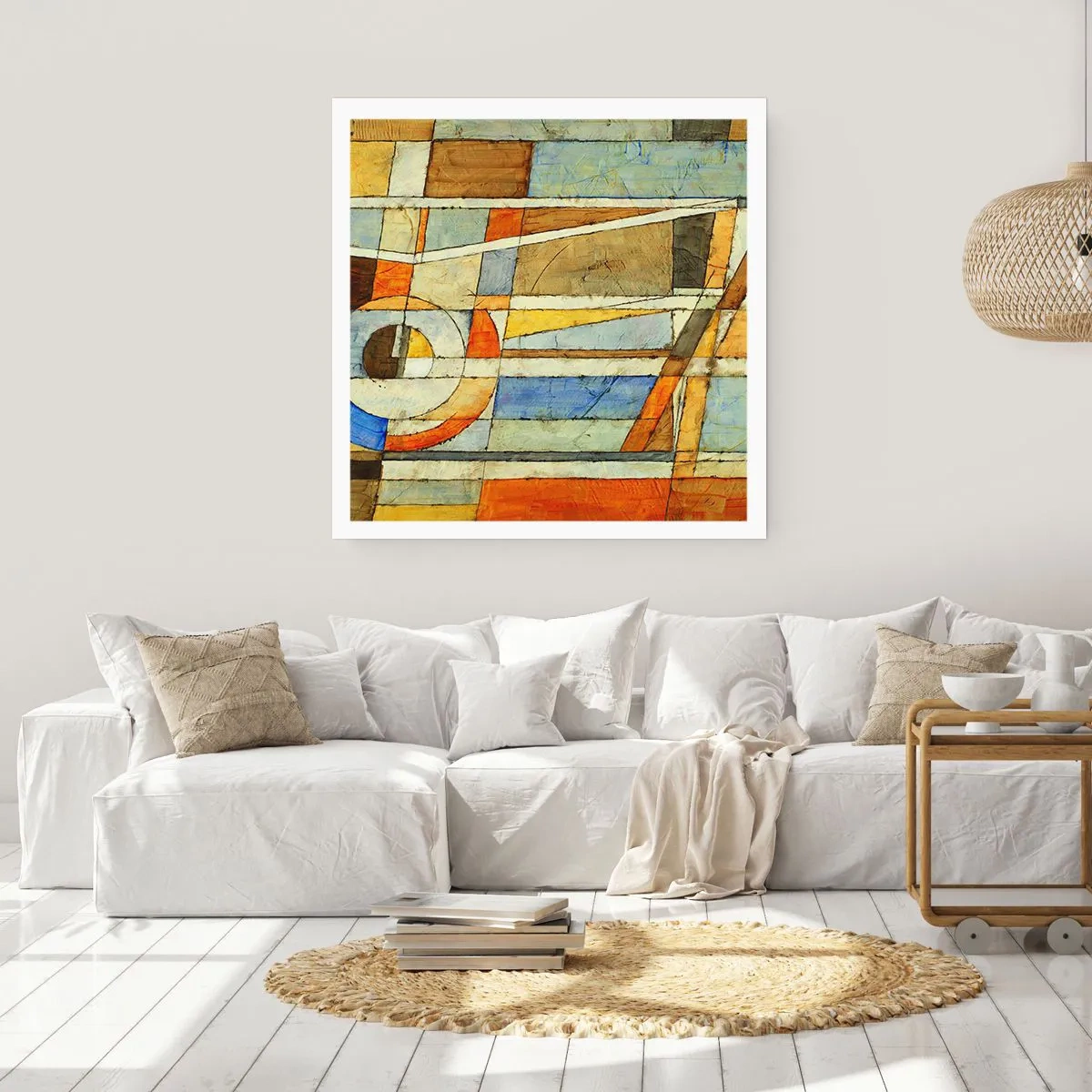 Pôster - Cubismo em construção - 60x60 cm