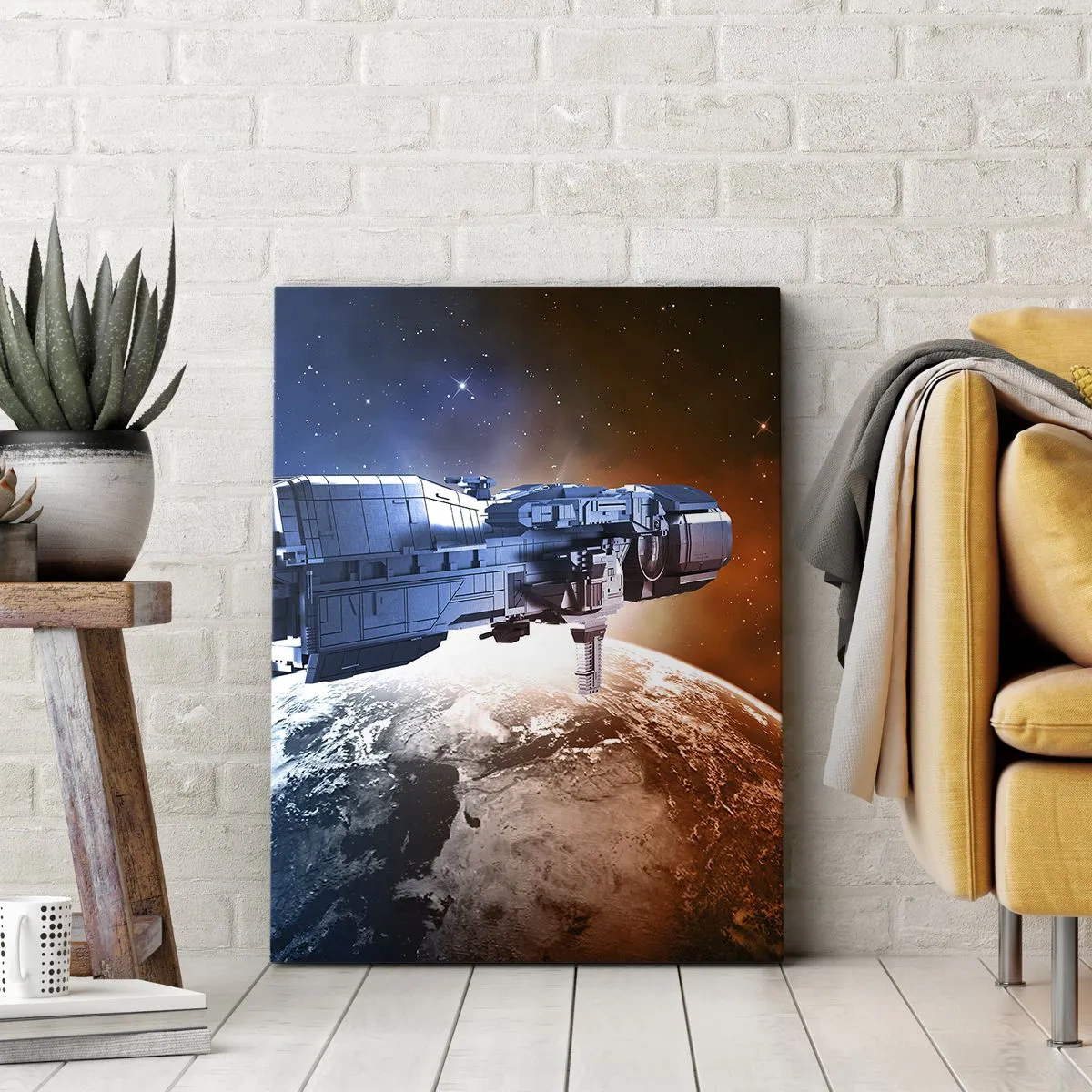 Quadro em tela - Observador atento - 50x70 cm