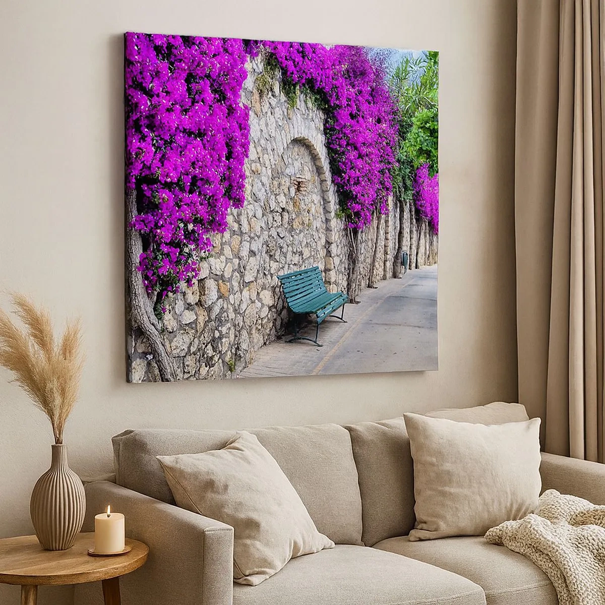 Quadro em tela - Vamos encontrar-nos o mais depressa possível - 30x30 cm