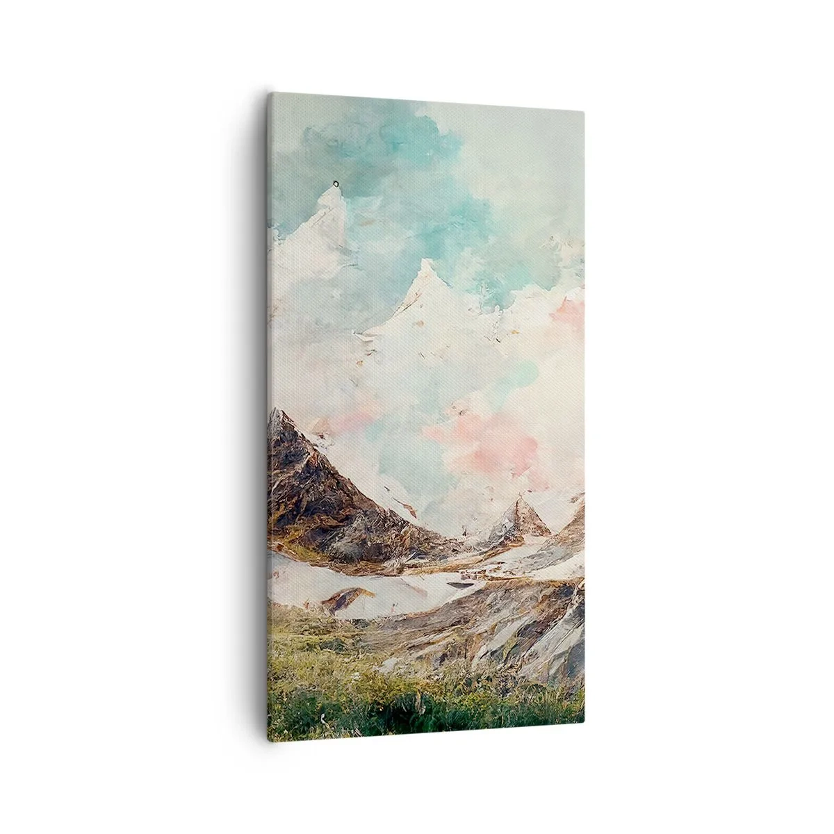 Quadro em tela - Lâminas de rocha - 55x100 cm