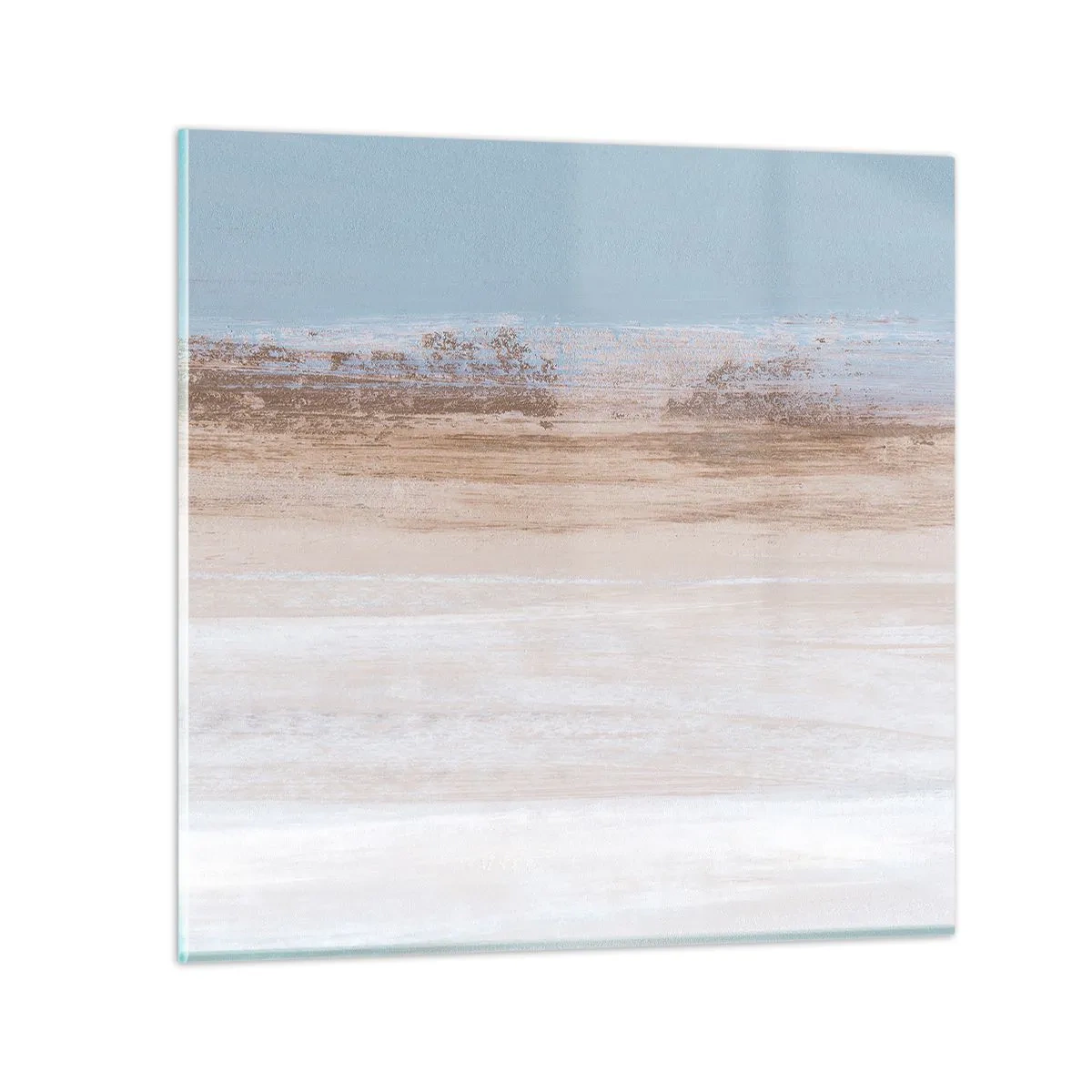 Quadro em vidro - Paisagem ambígua - 40x40 cm