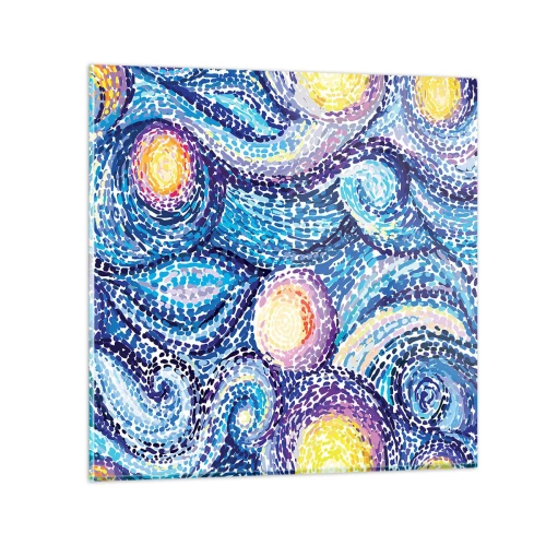 Quadro em vidro - De um quadro de van Gogh - 60x60 cm