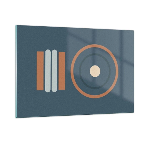 Quadro em vidro - A essência da questão - 120x80 cm