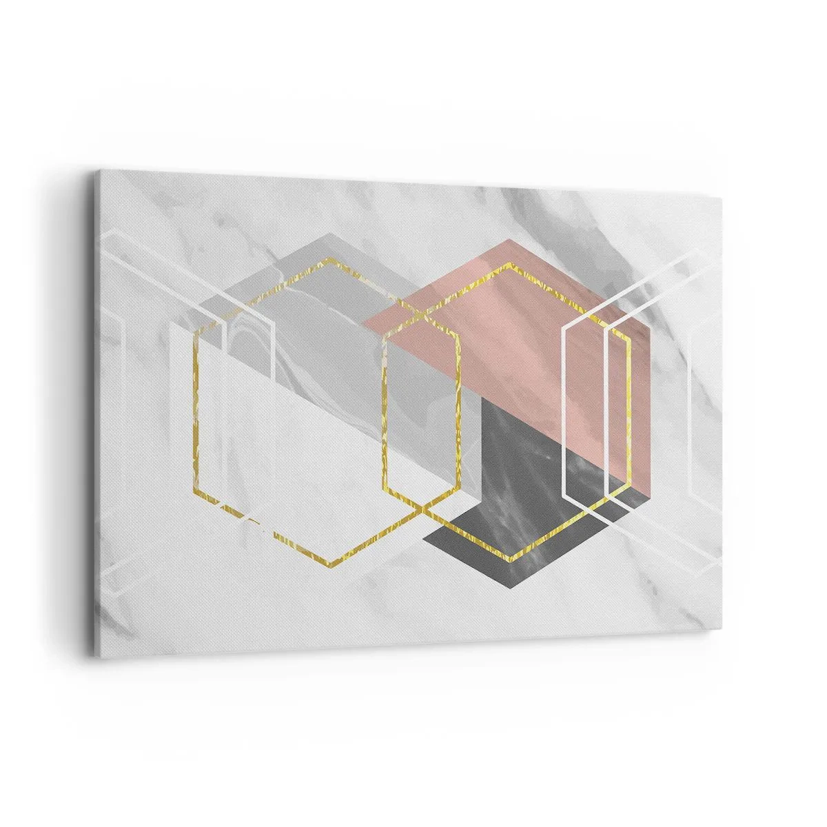 Quadro em tela - Composição em cadeia - 100x70 cm