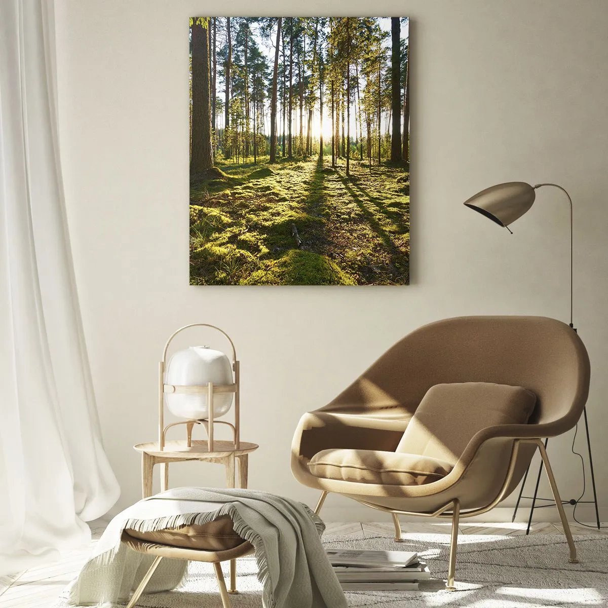 Quadro em vidro - ...Além das sete florestas - 50x70 cm