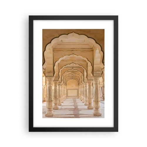 Pôster com moldura preta - No palácio do marajá - 30x40 cm