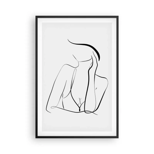 Pôster com moldura preta - Na onda dos sonhos - 61x91 cm