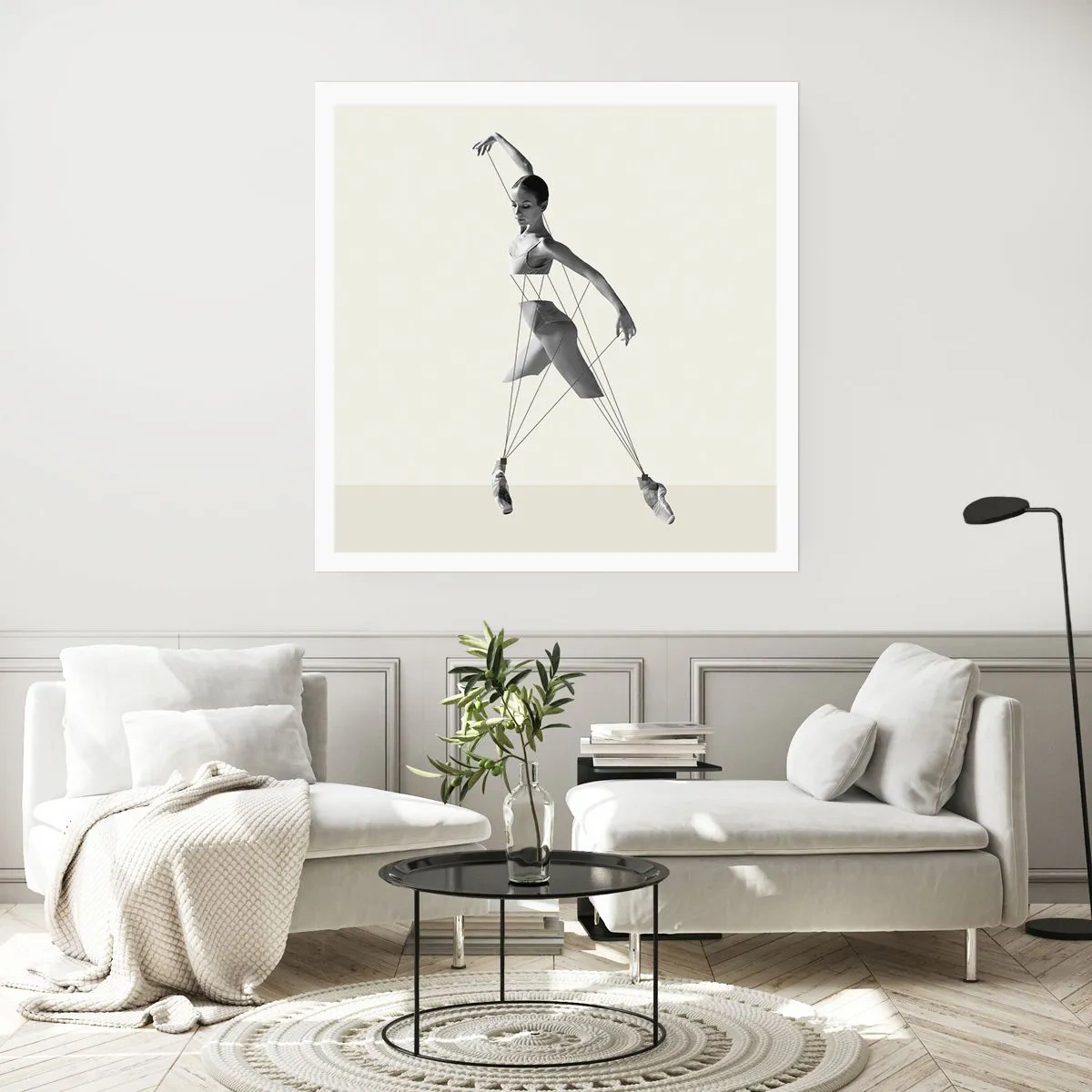 Pôster - No teatro do mundo - 50x50 cm