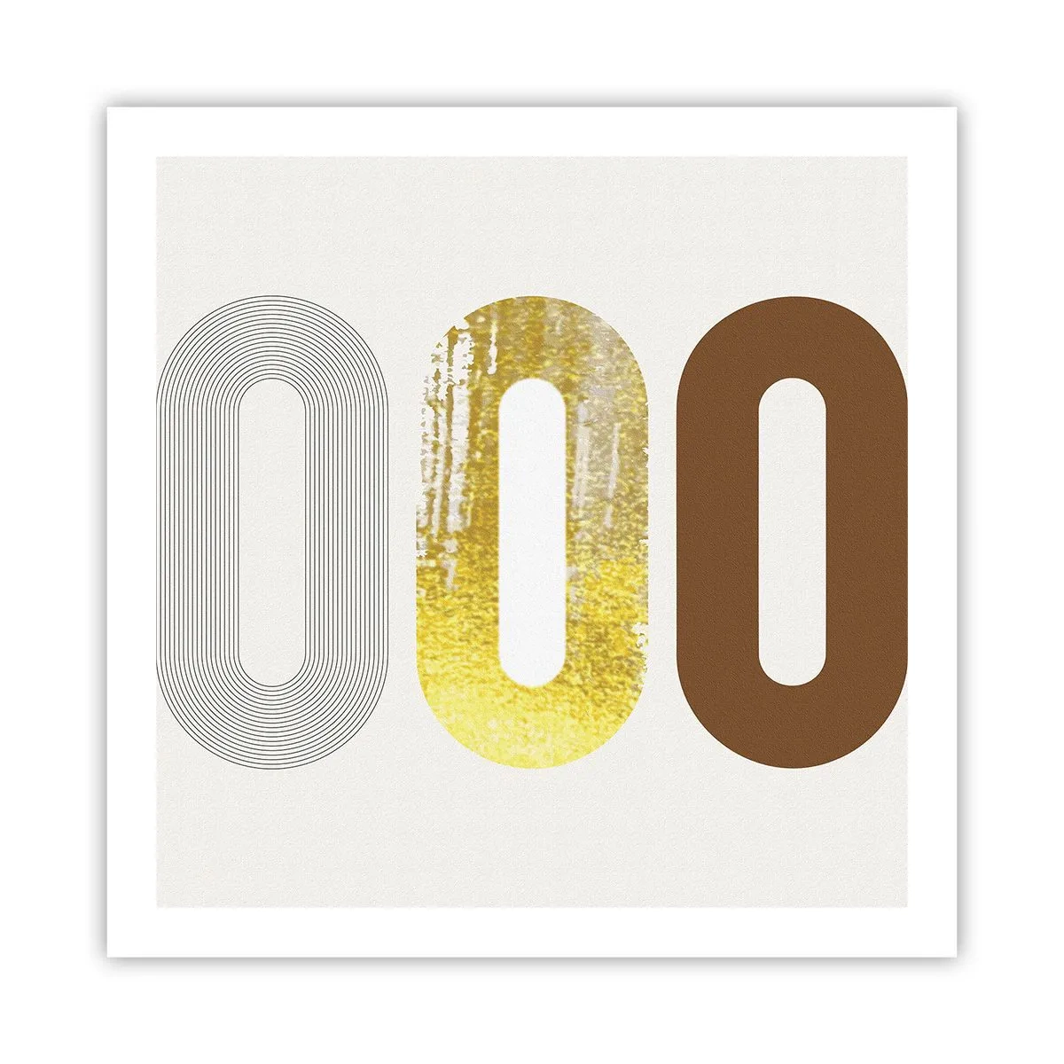 Pôster - Uuu! - 60x60 cm