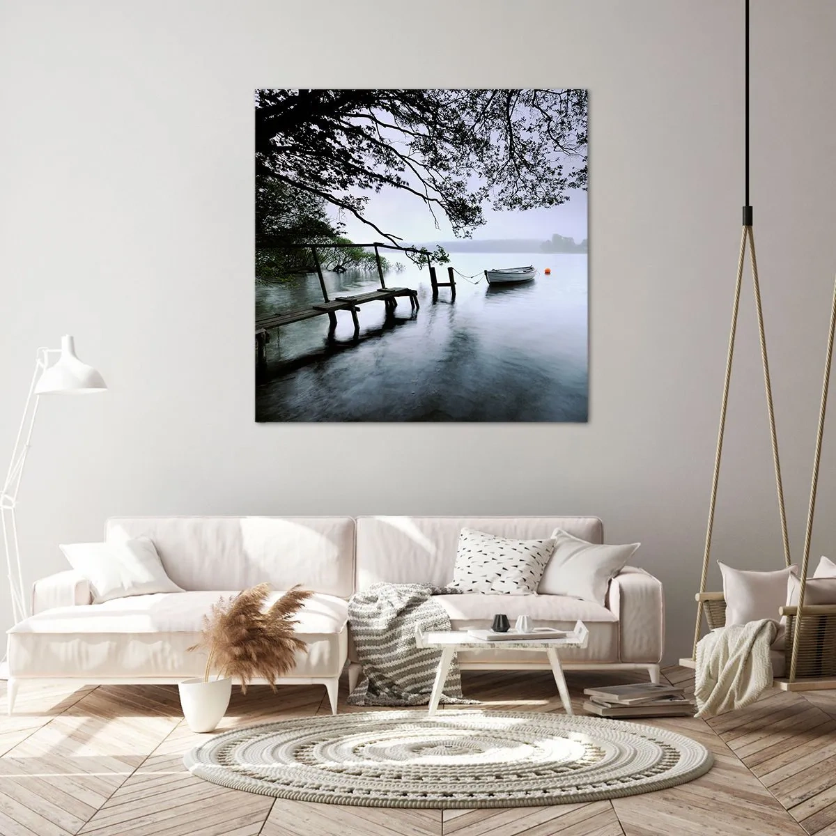 Quadro em tela - Descanso imediato - 50x50 cm