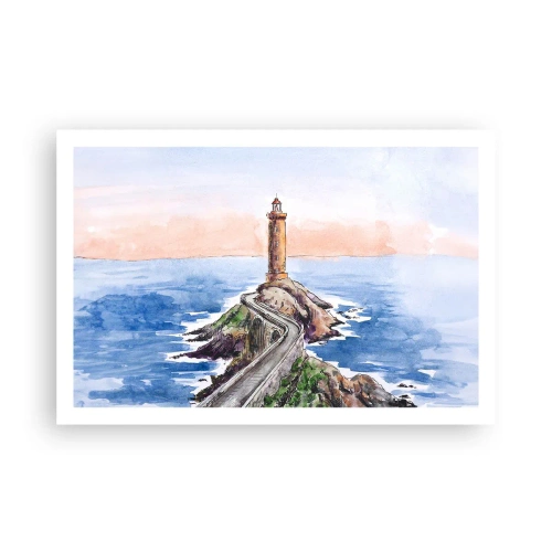 Pôster - De frente para o mar - 91x61 cm