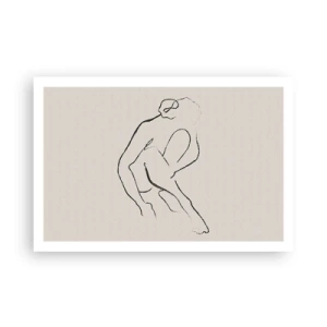 Pôster - Esboço íntimo - 91x61 cm