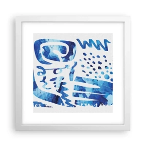 Pôster em moldura branca - Voltar às raízes - 30x30 cm