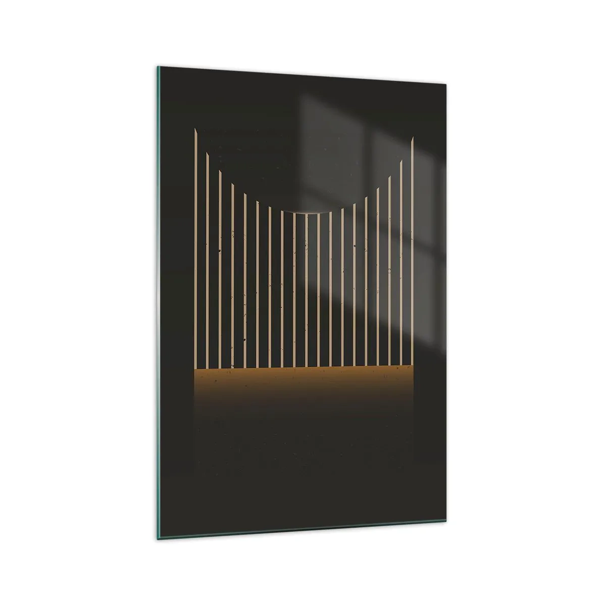 Quadro em vidro - Explorar a escuridão - 70x100 cm