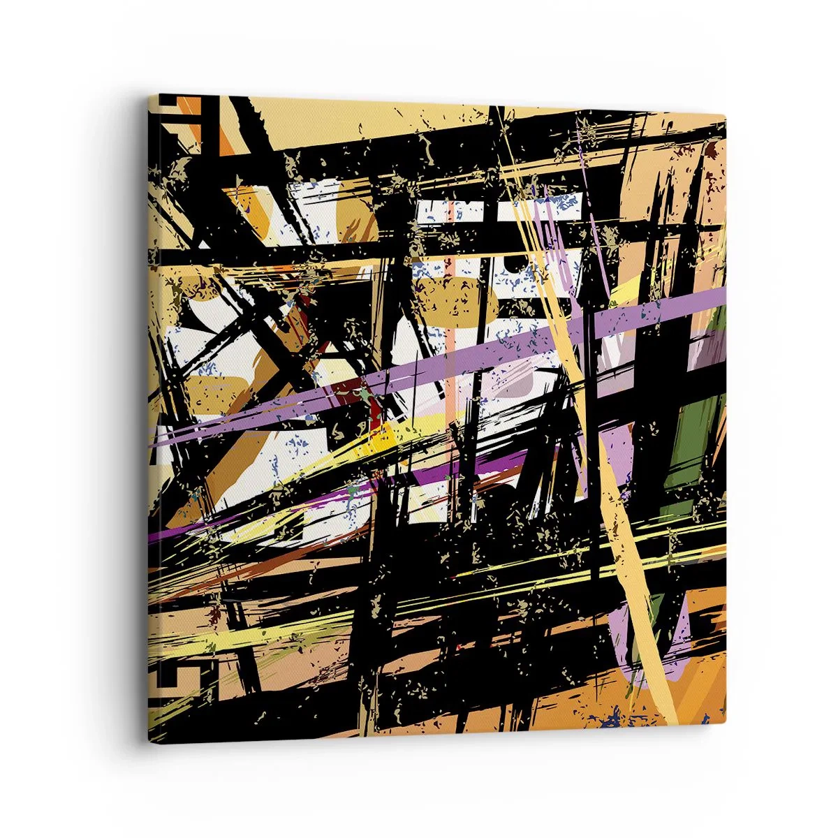 Quadro em tela - Corte afiado - 30x30 cm