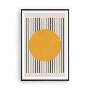Pôster com moldura preta - O poder da simplicidade - 61x91 cm