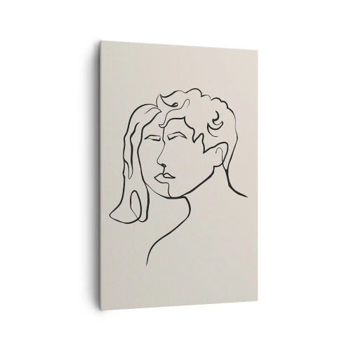 Quadro em tela - E fornou-se a união - 80x120 cm