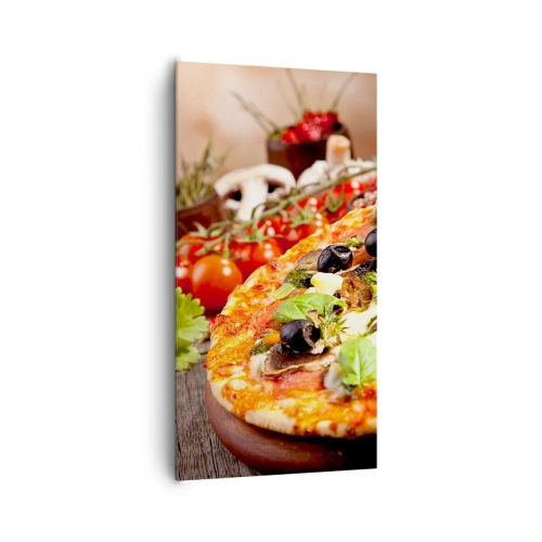 Quadro em tela - Ingredientes telúricos - 65x120 cm