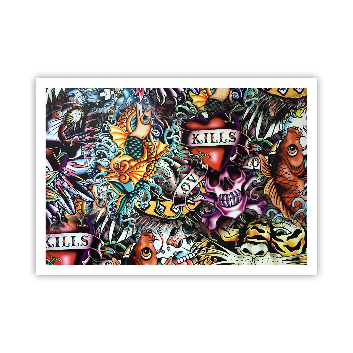 Pôster - O sonho do tatuador - 100x70 cm