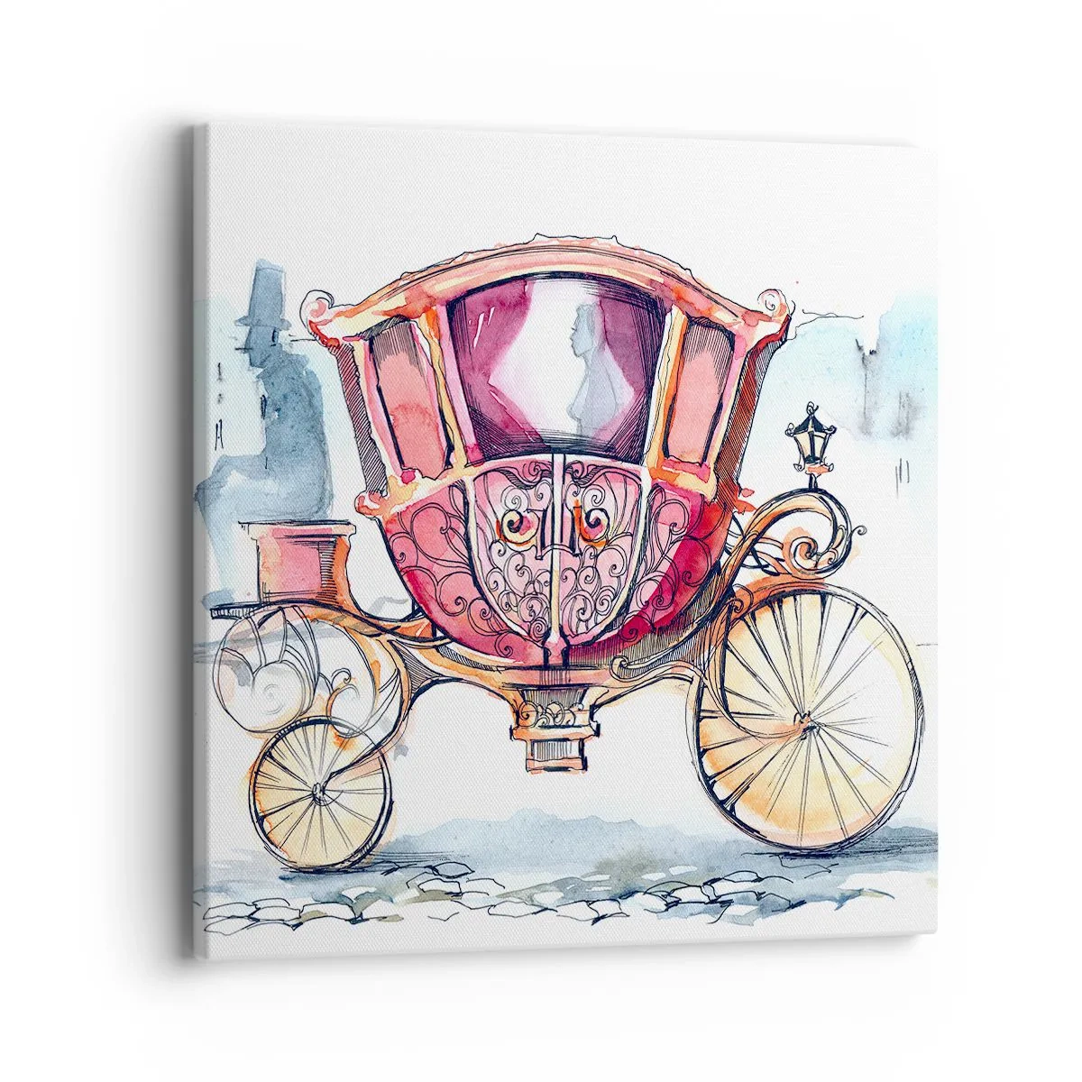 Quadro em tela - Para um casamento ou para um baile? - 40x40 cm