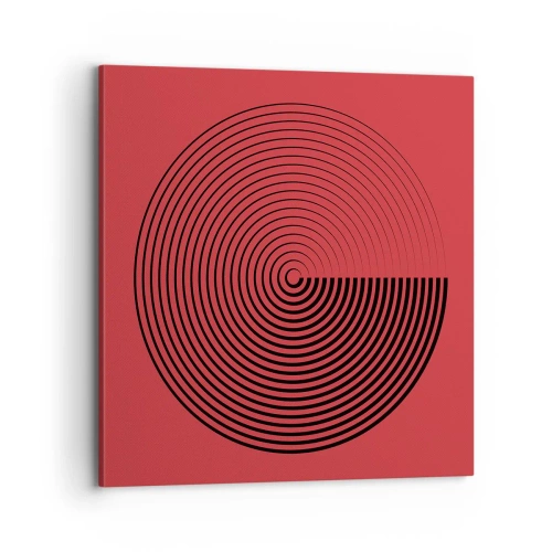 Quadro em tela - Movimento circular - 70x70 cm