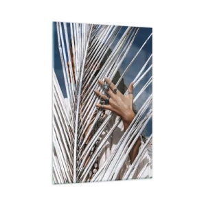Quadro em vidro - A xamã - 80x120 cm