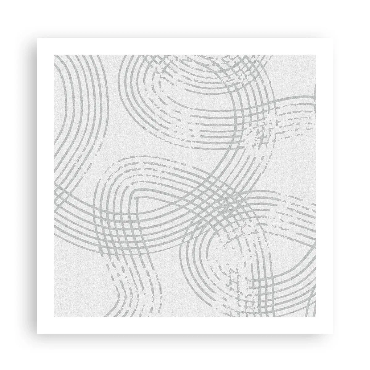 Pôster - Não existe caminho reto - 60x60 cm