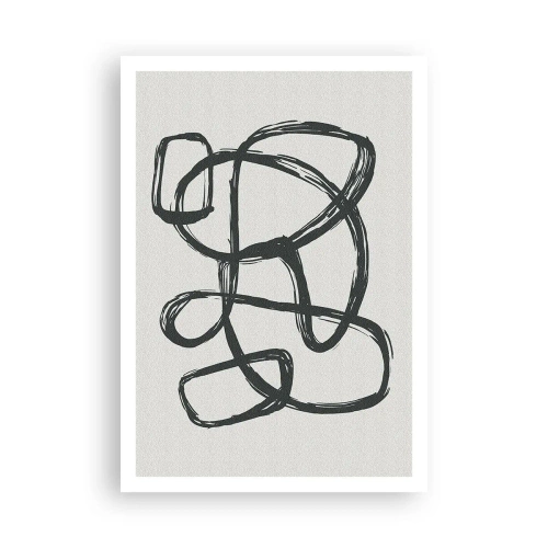 Pôster - Abstração em loop - 70x100 cm