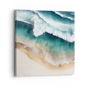 Quadro em tela - O eterno encontro - 30x30 cm