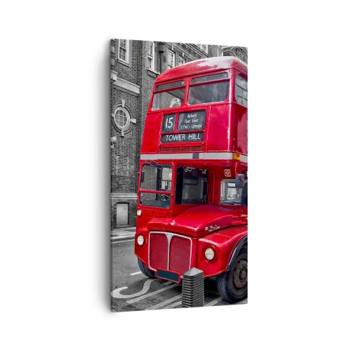 Quadro em tela - Sempre o mesmo - 45x80 cm