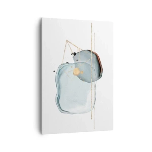 Quadro em tela - Um estudo sobre gotas - 70x100 cm