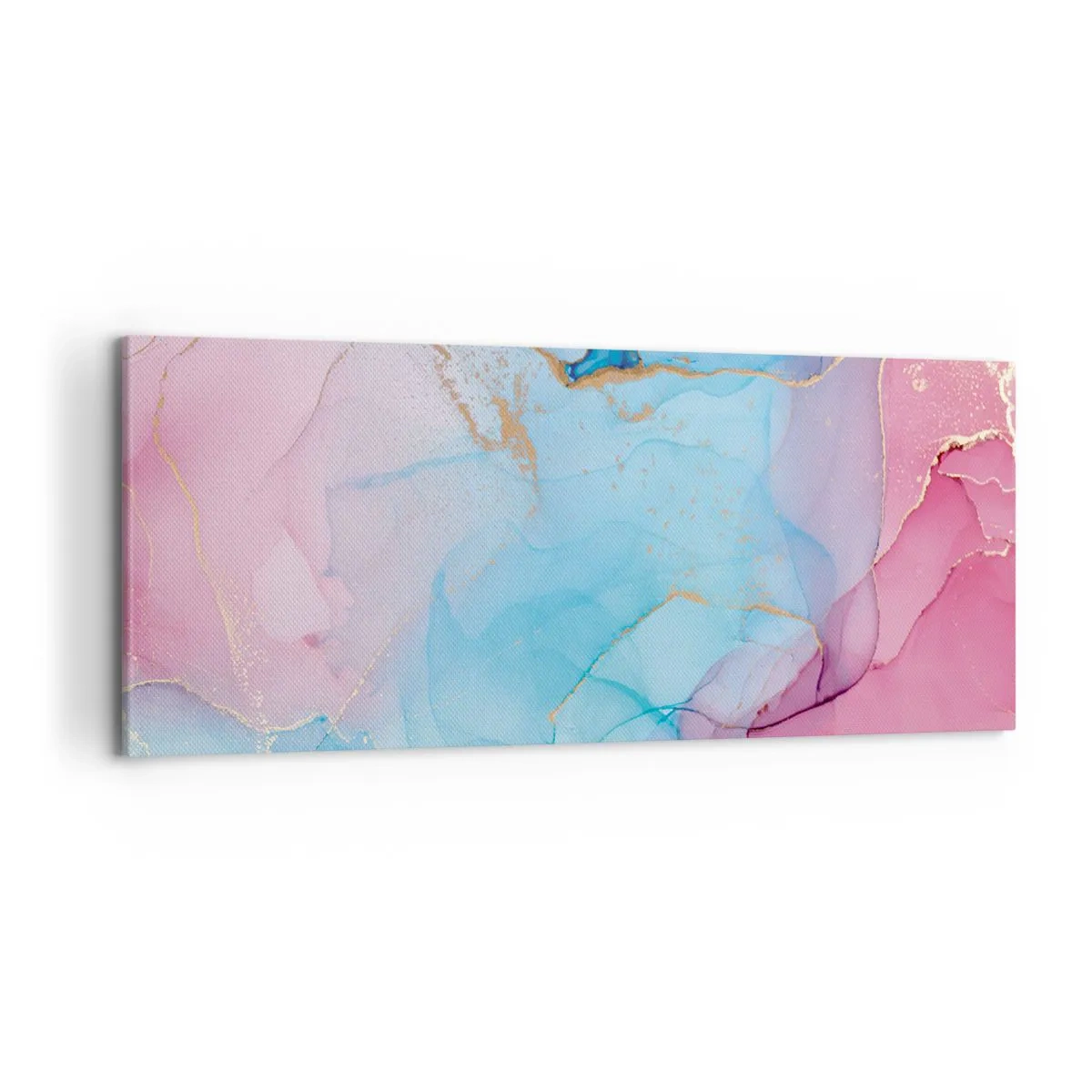 Quadro em tela - Encontro e difusão - 120x50 cm