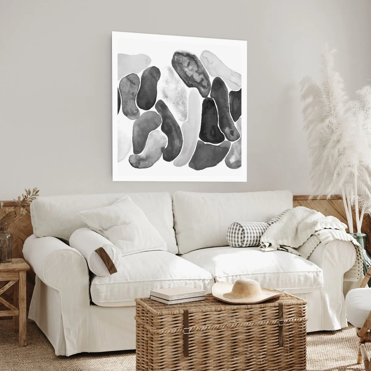 Pôster - Abstração rochosa - 40x40 cm