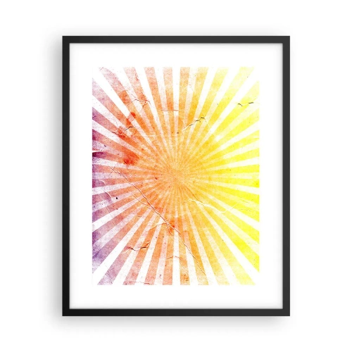 Pôster com moldura preta - Nasceres e entardeceres - 40x50 cm