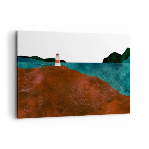 Quadro em tela - Olhando para o mar - 100x70 cm