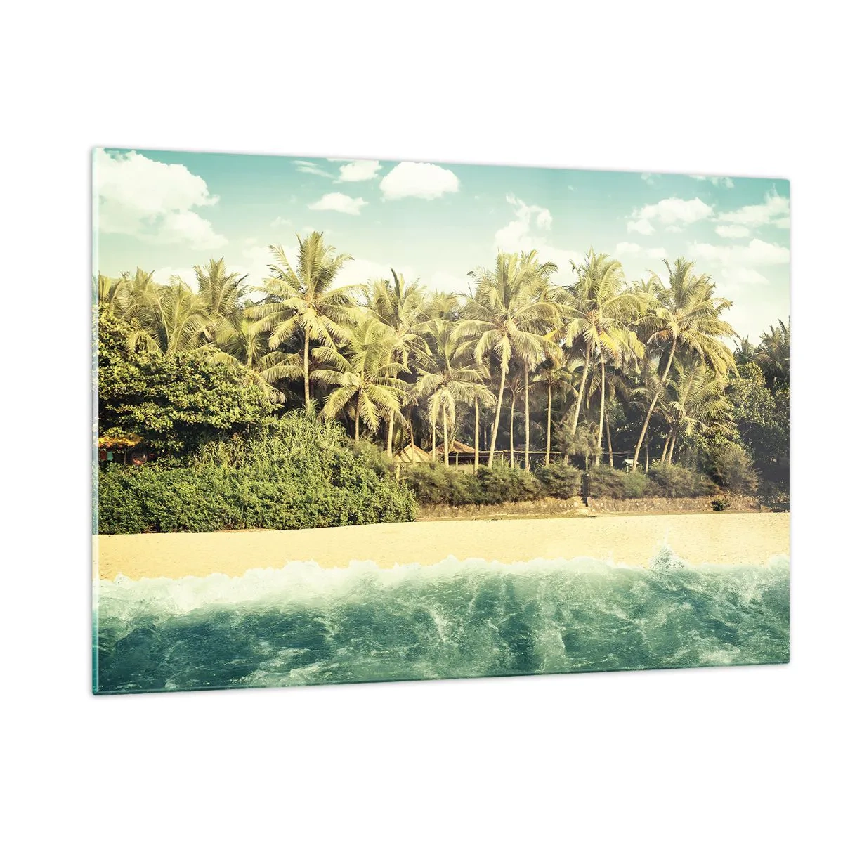 Quadro em vidro - Ou talvez aqui? - 120x80 cm