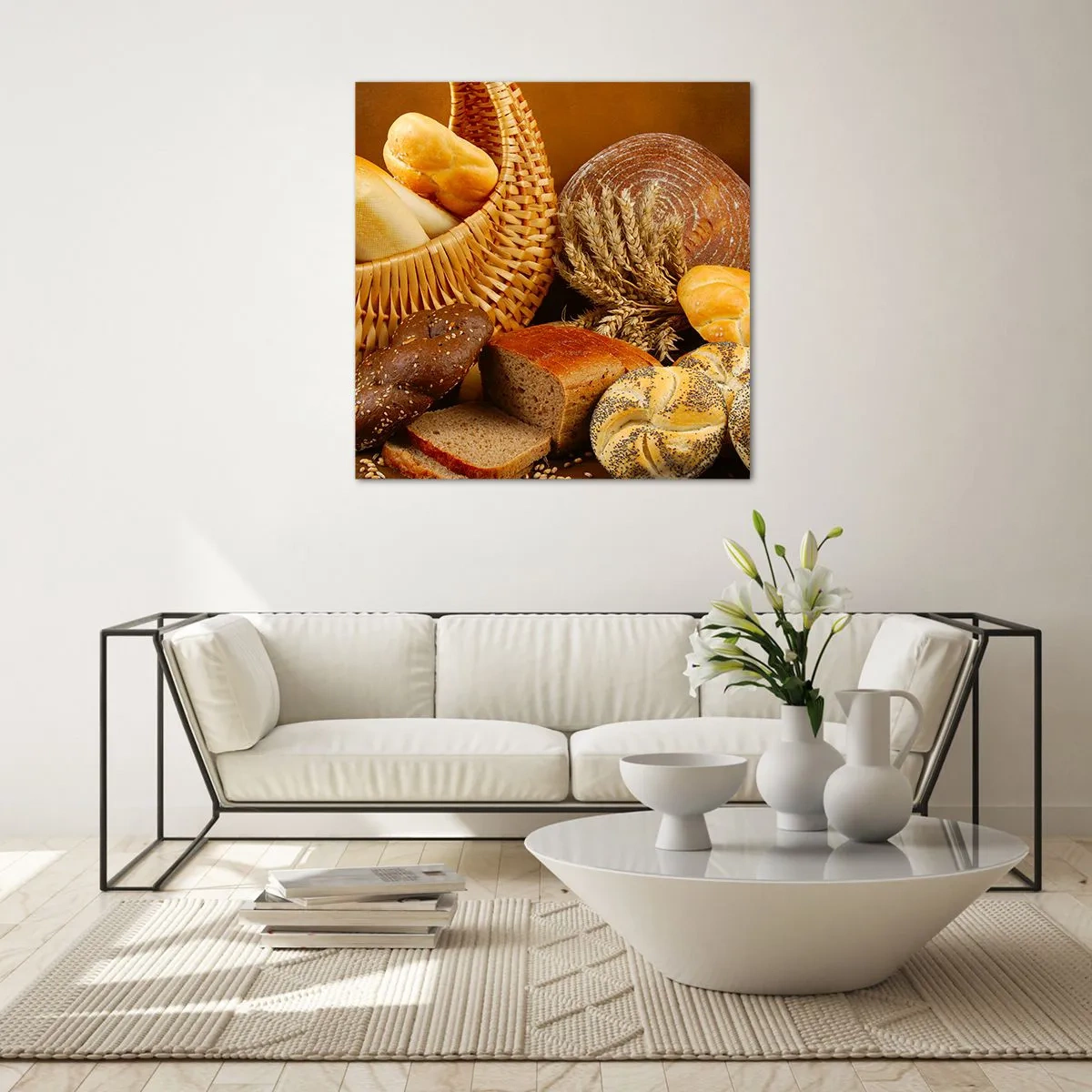 Quadro em vidro - Safamo-nos novamente - 40x40 cm